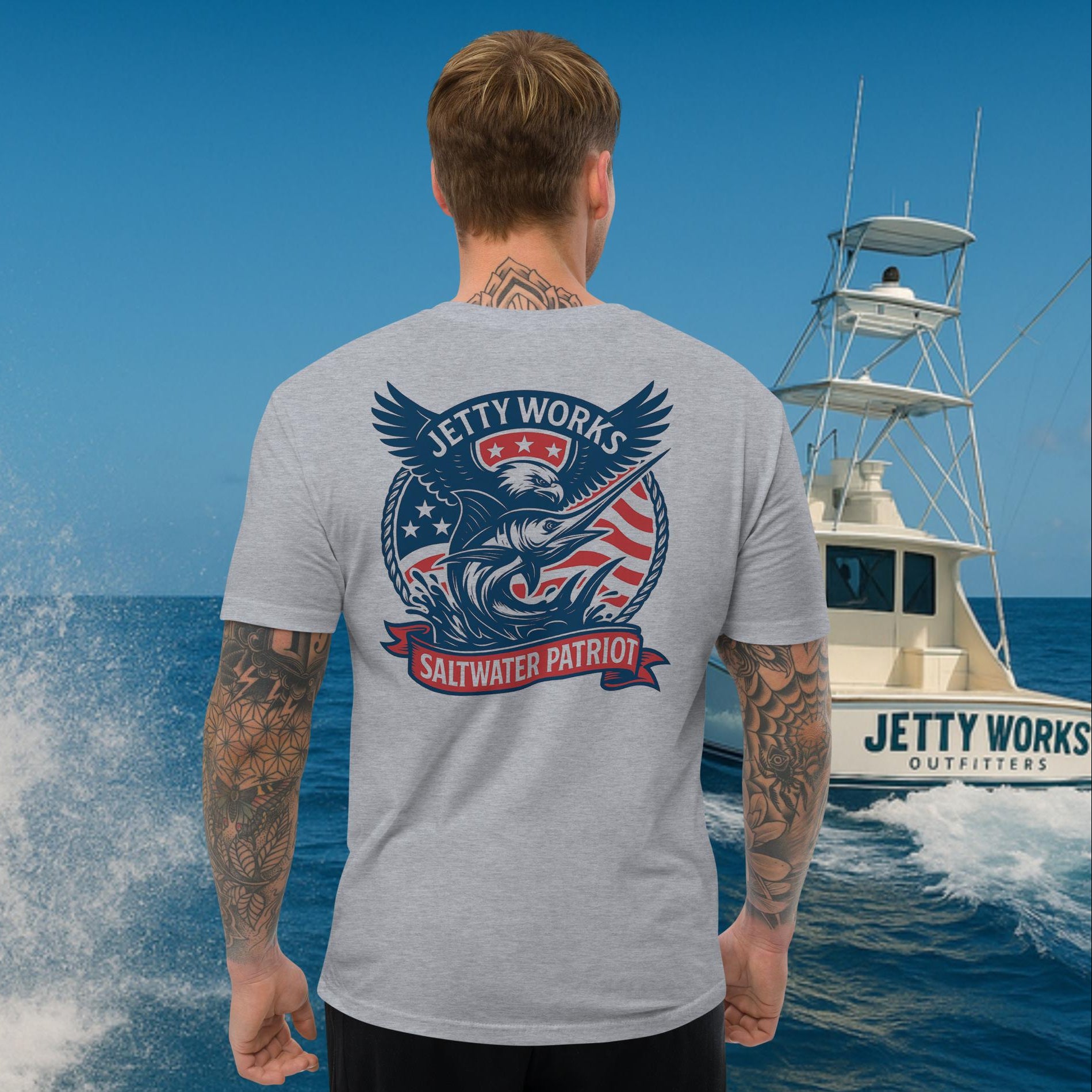 Saltwater Patriot Screaming Eagle Marlin